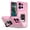 Pink, variant on Rosebono Compatible With Motorola Moto G Power 2026 Case, Hybrid Metal Ring Magnetic Support Kickstand Protective Defender Armor Cover Case (Pink)