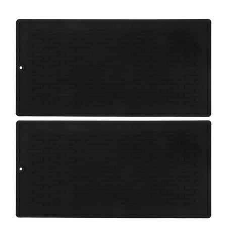 

2pcs Dish Drying Mats Silicone Mats for Kitchen Counter Silicone Dish Mats