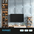 thumbnail image 4 of Matt Gray PVC Decorative Ceiling Tile for Drop in Grid System(12 Tiles), 4 of 8