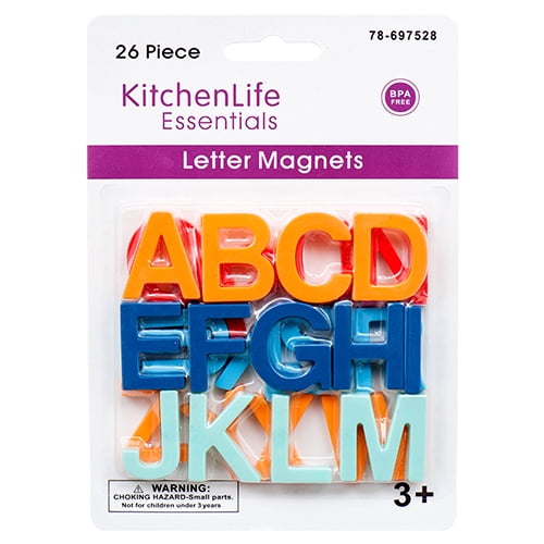 Colorful Letter 26 ABC Alphabet Refrigerator (BPA Free