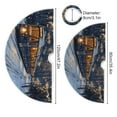 thumbnail image 4 of Ryvnso Christmas Tree Skirt Train Winter View Xmas Tree Skirts Ornament Home Decorations 47.2", 4 of 6