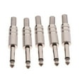 thumbnail image 2 of Almencla 5x5Pcs 6.35mm Audio Connector Assembly Mono Audio Plug, 2 of 8