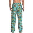 thumbnail image 2 of Bixox Men's fall cute gnome Pumpkin Patterned Pajama Pants with Pockets Lounge Clothes for Home, 2 of 5