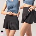thumbnail image 3 of High Waisted Pleated Sports Skorts For Women Running Skirts With Pockets Plus Size Dress, 3 of 6