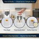 thumbnail image 5 of Cortador de Bagels Concy Guillotina con Hoja Antiadherente 23 cm, 5 of 9