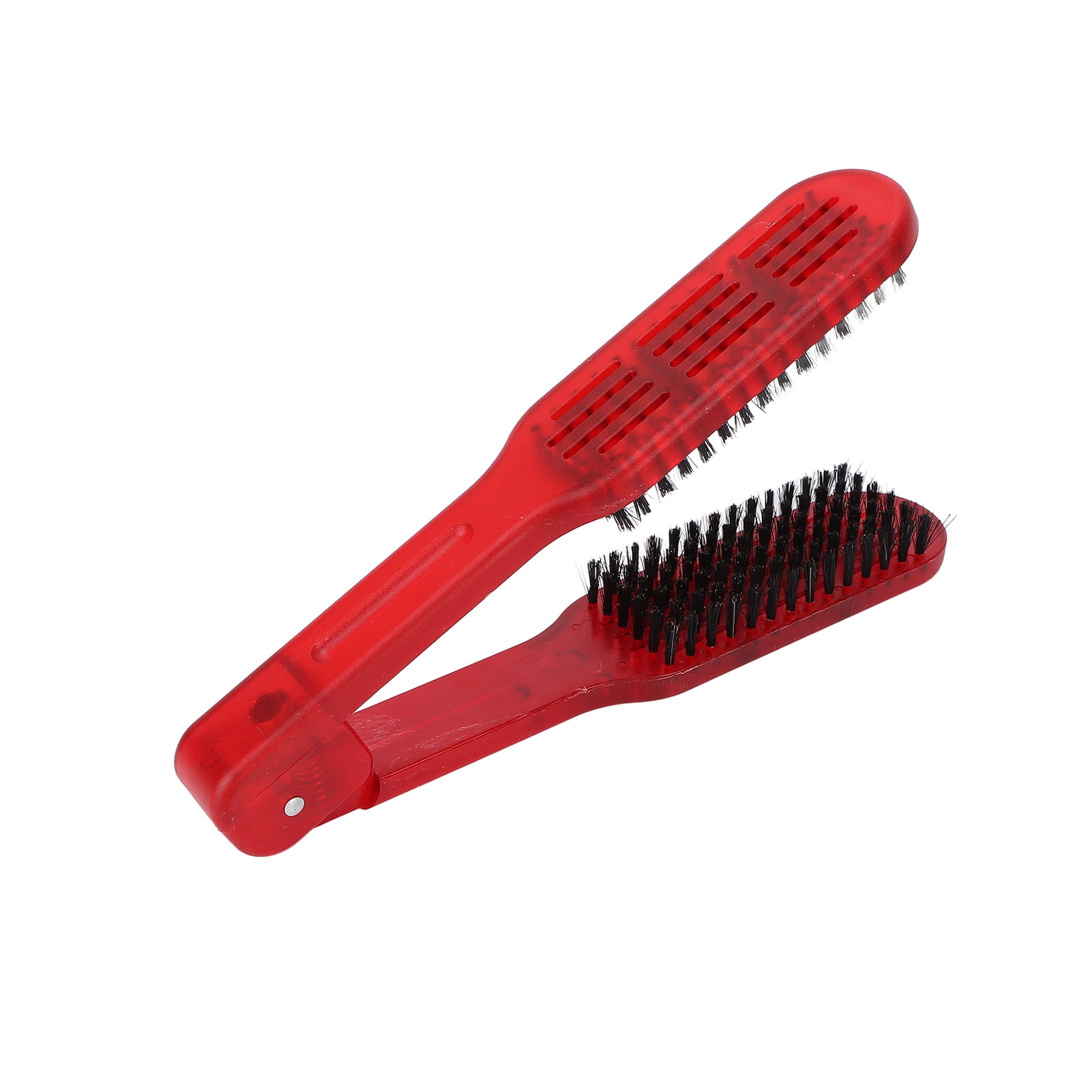 ANGGREK Hair Straightener Brush High Temperature Resistance Double Side Hair Straightening Styling Brush Clamp Hair Brush Double Sided Brush Clamp Straightener Walmart