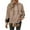 #0302-Khaki, variant on Women Casual Hoodie Plaid Patch Hooded Sweatshirts Casual Long Sleeve Pullover Loose Fit Tunic Winter Tops Shirts