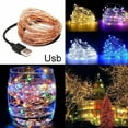 thumbnail image 3 of Joernso 5/10m Waterproof USB LED Copper Wire Fairy String Lights Garland Decoration, 3 of 8