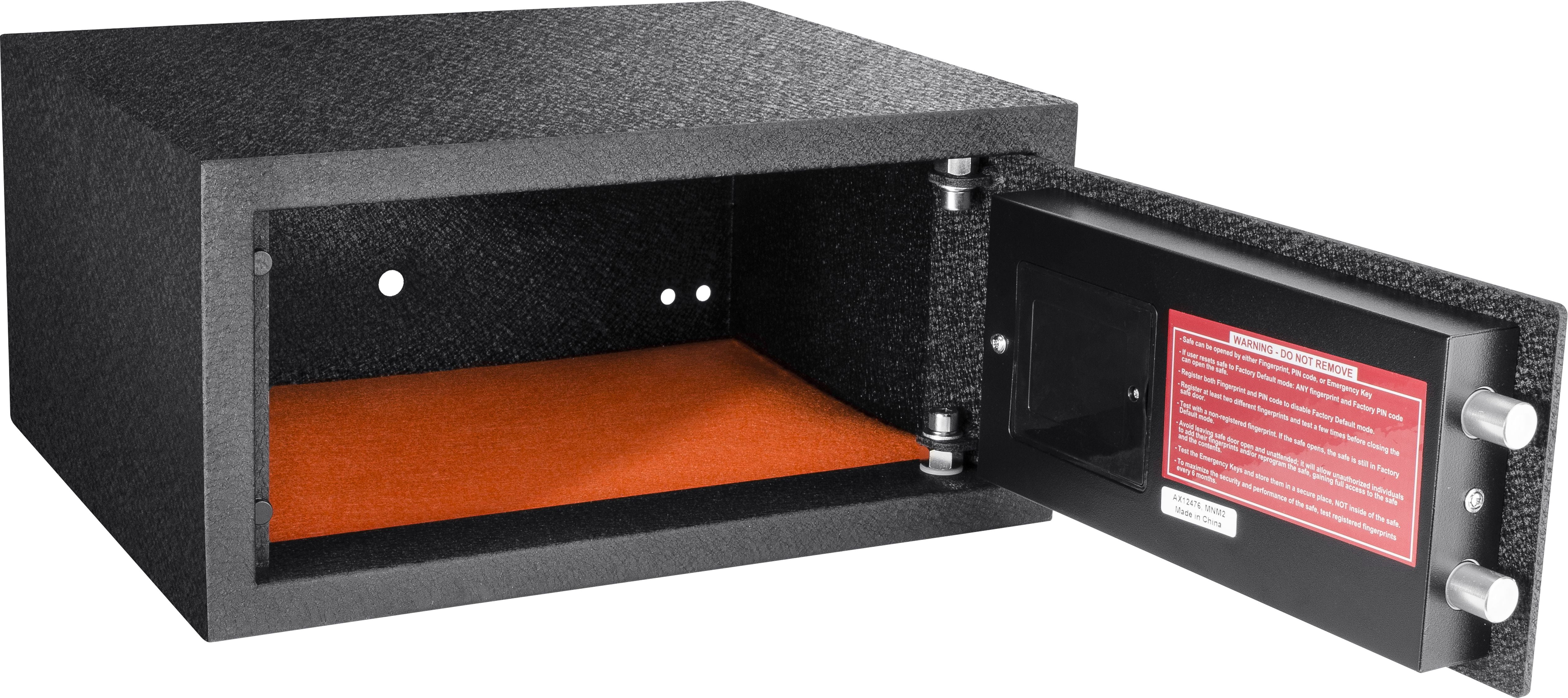 0.46 Cubic Ft Biometric Keypad Security Safe