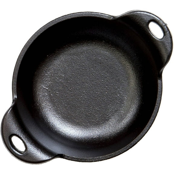 Lodge Heat Enhanced and Seasoned Cast Iron Mini Serving Bowl, 12-Ounce