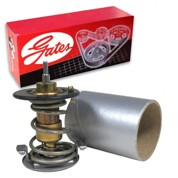 Gates Engine Coolant Thermostat compatible with GMC Terrain 3.0L 3.6L V6 2010-2013 - 180F No Gasket