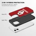 thumbnail image 2 of Apple iPhone 15 (6.1) / iPhone 14 (6.1) / iPhone 13 (6.1) - Licensed NCAA University of Oklahoma Sooners Logo on Red Textured Dual Layer Case, 2 of 5