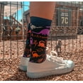 thumbnail image 3 of Women's Auntiesaurs Socks Funny Dinosaur Flowers Plants Aunt Family Graphic Novelty Footwear, 3 of 8