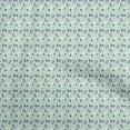 thumbnail image 1 of oneOone Polyester Spandex Light Mint Green Fabric Fruits Pineapple Fabric For Sewing Printed Craft Fabric By The Yard 56 Inch Wide, 1 of 4