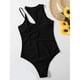 thumbnail image 4 of Gibobby Trajes de Baño para Mujer Halter Hollow Traje de baño Sólido de una pieza Mujeres Sin mangas Correa de color Trajes de baño Tankinis Set(Negro,M), 4 of 4