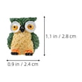 thumbnail image 2 of Raindrops 4Pcs Owl Statue Ornament Owl Figurines Resin Multi Giving Crafts, 2 of 8