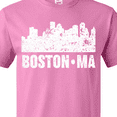 thumbnail image 4 of Inktastic Boston Massachusetts City Skyline with Grunge T-Shirt, 4 of 5