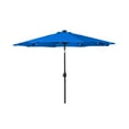 thumbnail image 2 of WestinTrends Cyrus 9 Ft Outdoor Patio Umbrella, Solar Powered 32 LED Light Umbrella with Tilt and Crank for Garden, Deck, Balcony, Pool and Beach, Royal Blue, 2 of 7