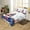 Blue Red White, variant on Manfei Music Guitar Girl 2-Piece Comforter Cover Toddler Size,Old Fashion Disco Ball Bedding Sets Toddler Size,Dreamy Princess Ultra Soft Bed Set,Lightweight Room Decor(No Comforter)