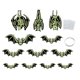 thumbnail image 1 of Halloween Essential Pendant Ornament Noctilucent Hanging Bat Cats Large Flying Bat Decoration for Window Porch and Yard, 1 of 4