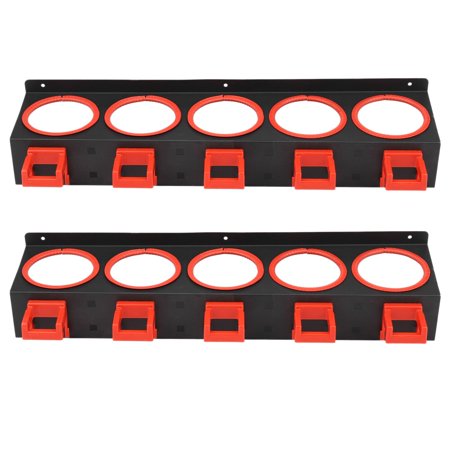 

2X Spray Bottle Storage Rack Abrasive Material Hanging Rail Car Beauty Shop Accessory Display