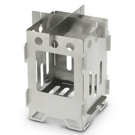 - Portable Collapsible Stainless Steel Camping Alcohol Stove Rack Stove Stand Support with Alcohol Stove