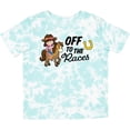 thumbnail image 3 of Inktastic Off to the Races with Cowgirl on Horse Girls Toddler T-Shirt, 3 of 5