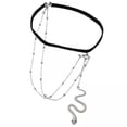 thumbnail image 1 of 5x Joyería de Cadena de Muslo para Mujer, Cadena de Cuerpo, Joyería de Metal Brillante Bohemio, Cadena de Muslo de Pierna de Enlace de Moda para Niñas 5 piezas, 1 of 8
