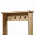 thumbnail image 4 of Bridge Brazil Wood Hall Tree Corona Gray | Furniture Dash Antique brown color stain., 4 of 5
