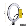 thumbnail image 2 of Aro Luz Led Profesional 3 Tonos luz Marthing Con Accesorios y Tripie De Mesa Para Maquillaje, Ideal Para Maquillistas, Creadores De Video Fotografia, 2 of 10
