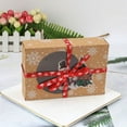 thumbnail image 3 of CNKOO 12Pcs/Set Christmas Box Easy to Take Window Design Exquisite Eye-catching Kraft Paper Merry Christmas Cookie Gift Box for Party, 3 of 10