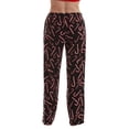 thumbnail image 3 of Just Love Fleece Pajama Pants for Women Sleepwear PJs. (Black - Candy Cane, X-Small), 3 of 3