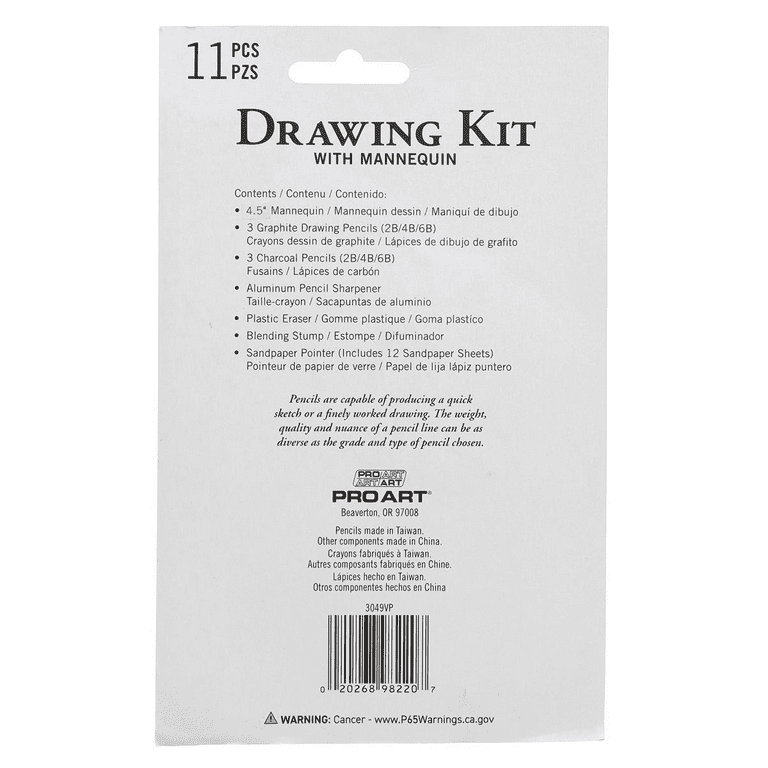 71-Piece Drawing Kit + Art Mannequin – DrawLUCY