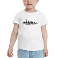 thumbnail image 2 of Paris City France Silhouette Cute Toddler Tshirts for Boys Girls (White, 3T), 2 of 5