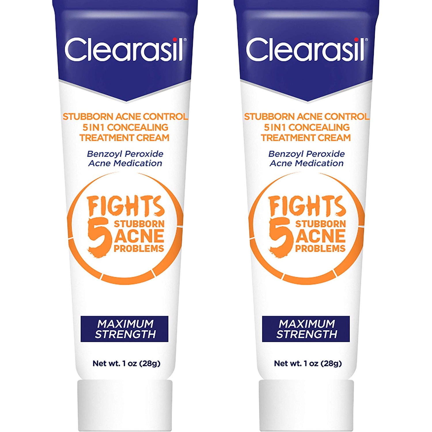 clearasil stubborn acne control 5 in 1 concealing treatment cream