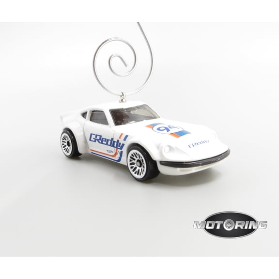 Nissan Fairlady 2 White Car Rare Christmas Tree Ornament Diecast