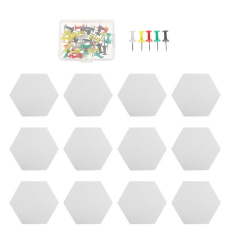 

FRCOLOR 12Pcs Sound Absorbing Materials Practical Soundproofing Mats with Pushpins (White)