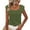 Army Green, variant on Summer Tops for Teens 2025 Trendy Loose Fitting Short Sleeve Tops for Women Womens T Shirts Solid Tank Tops Tee Shirts New Arrivals