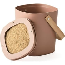 Bamboozle - 1 Gallon Compost Bin, Comes with Hemp-Based Filter, Sustainable Materials, Indoor Countertop Composter, Home & Garden Supplies, Terracotta