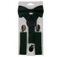 thumbnail image 7 of HEVIRGO Suspenders& Bowtie, 2Pcs/Set Solid Color Kids Boy Girls Clip-on Y-Shape Elastic Suspenders Bowtie, Yellow, 7 of 7