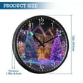 thumbnail image 3 of Voice Activated Clock with Glow Light 12 Inch Large Silent Wall Clock Battery Operated for Home Decor Christmas Trees with Lights, 3 of 8