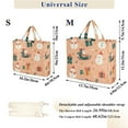 thumbnail image 2 of FORMRS Womens Corduroy Tote Bag Crossbody Shoulder Handbag with Pocket, Christmas Santa, 2 of 7