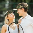 thumbnail image 7 of ZICANCN Sun Visors Hat for Women and Men, Camouflage Print Beach Hats, Sports Hat for Golf Tennis Running, 7 of 7