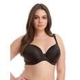 thumbnail image 1 of Elomi Womens Bijou Underwire Banded Moulded Bra, 38G, Black, 1 of 6