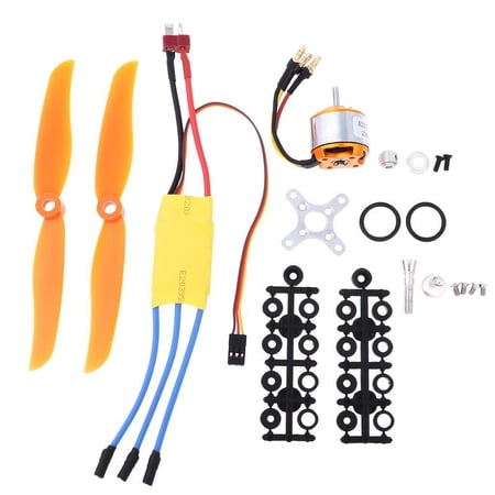 XFly 80mm EDF Ducted Fan Unit - 2200KV Brushless Motor With 120A ESC For 3-6S RC Jets