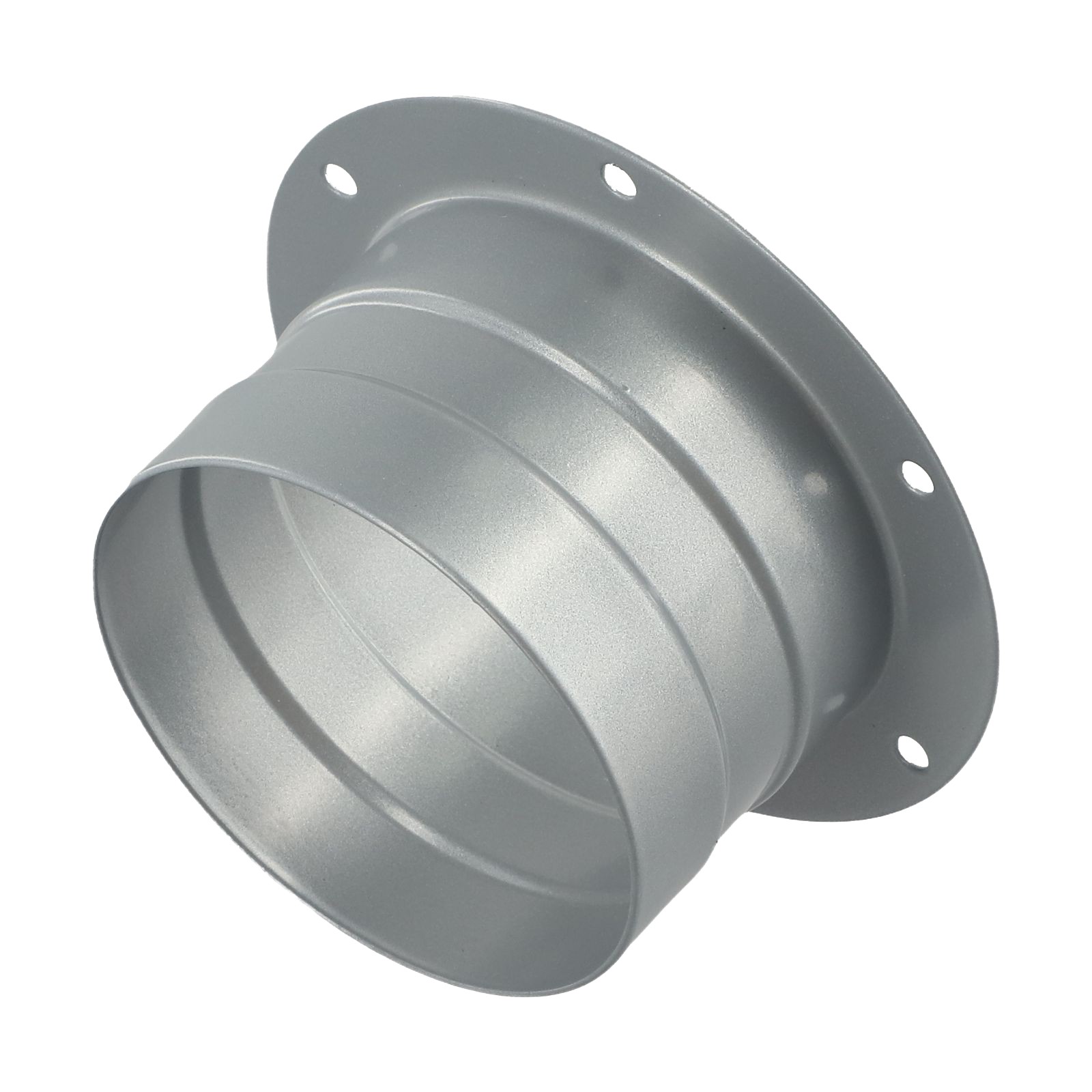 Metallixity 3 Inch Duct Connector Flange – Metal Straight Pipe – 2-Pack