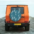 thumbnail image 4 of Haiem Spare Tire Cover , Wheel Cover with Cozy Winter Socks Pattern printed, Camper Spare Tire Cover Fit for Jeep Wrangler Rv SUV Truck Travel Trailer-17 inch, 4 of 8