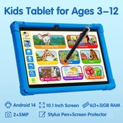 YYSWIE 10.1 Kids Tablet - 3GB RAM, Parental Controls, Stylus & Case, Ages 3-12