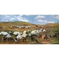 thumbnail image 3 of Russell, Charles M. 14x9 Black Modern Framed Museum Art Print Titled - Cowboy Camp During The Roundup, 3 of 5