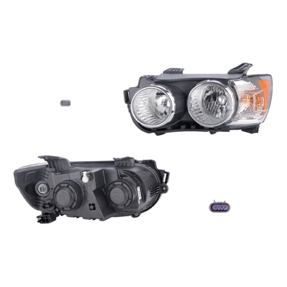 Faro Sonic 2012 A 2015 Chevrolet Izq C/Aro Crom GM ORIGINAL .